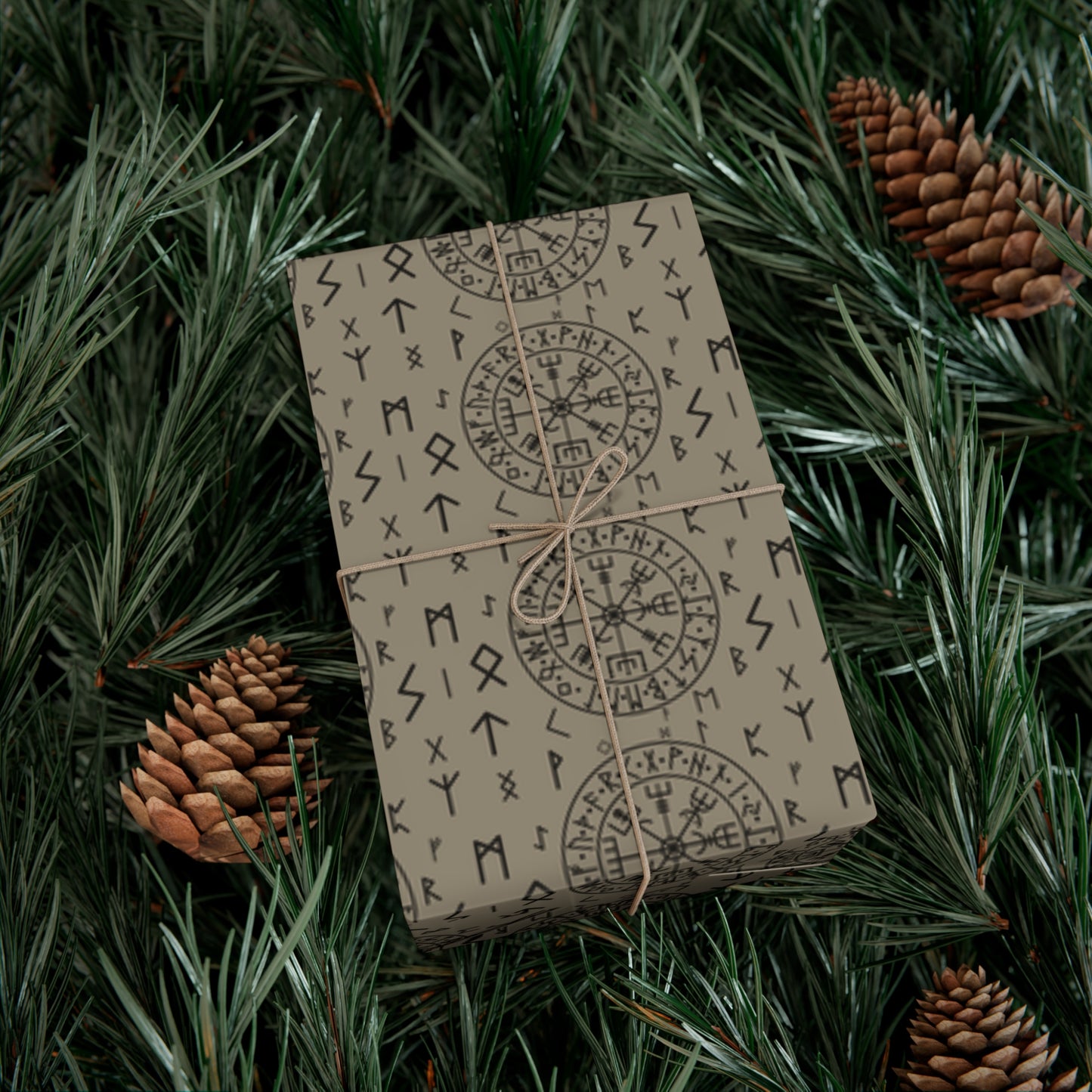 Rune Gift Wrap Papers, Birds of Valhalla, Home Decor, Printify