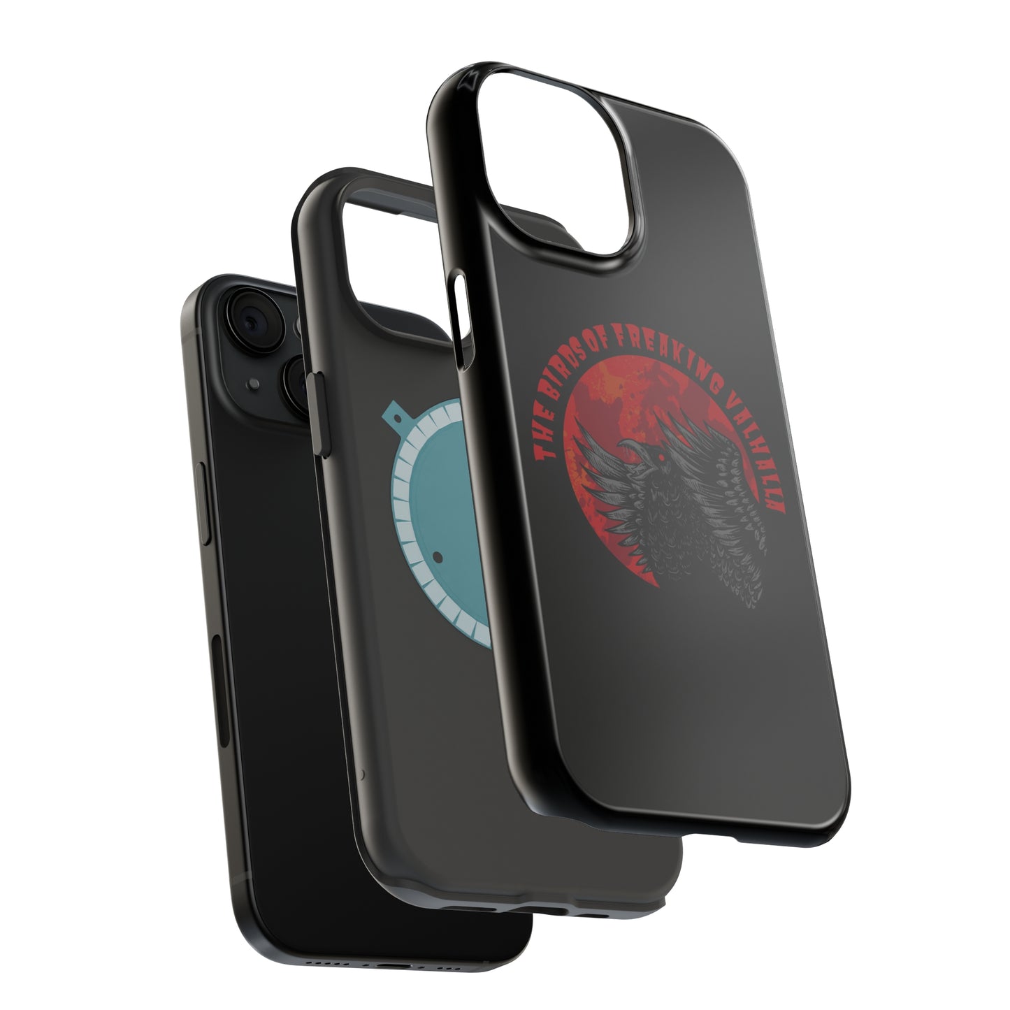 The Birds of Freaking Valhalla MagSafe Tough Cases Iphone 15, Birds of Valhalla, Phone Case, Printify
