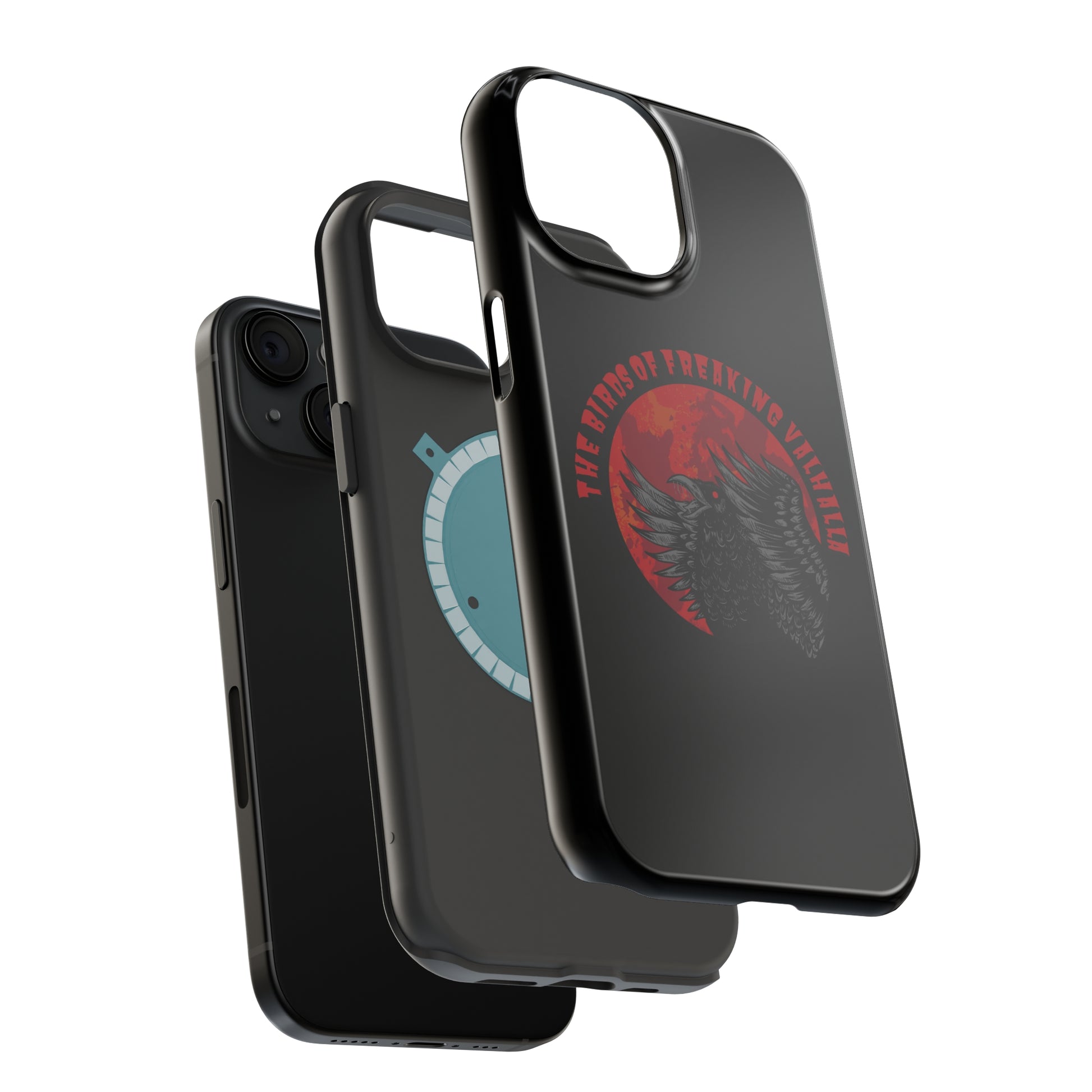 The Birds of Freaking Valhalla MagSafe Tough Cases Iphone 15, Birds of Valhalla, Phone Case, Printify