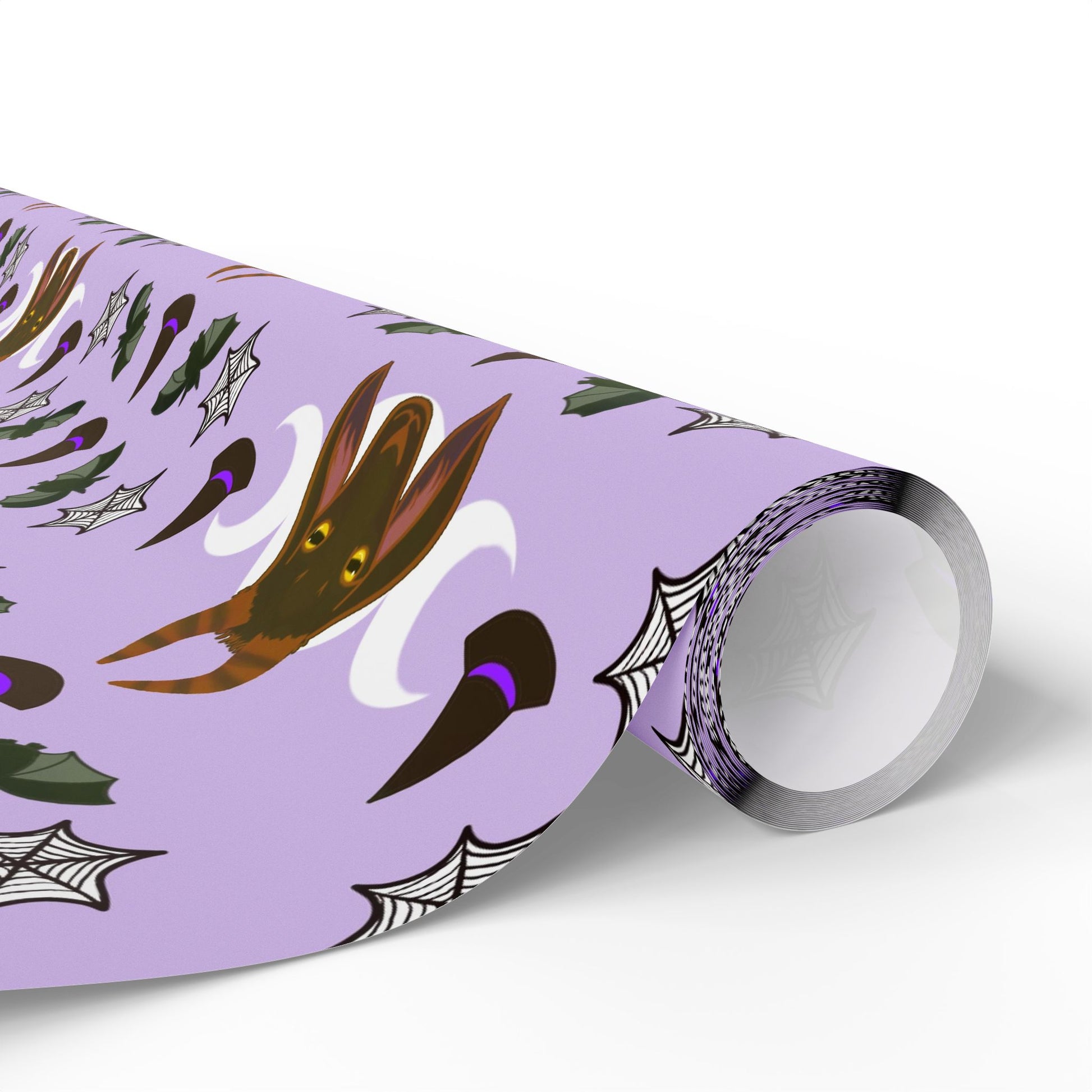 Yule Goat Witchy Alternative Wrapping Paper, Birds of Valhalla, Home Decor, Printify