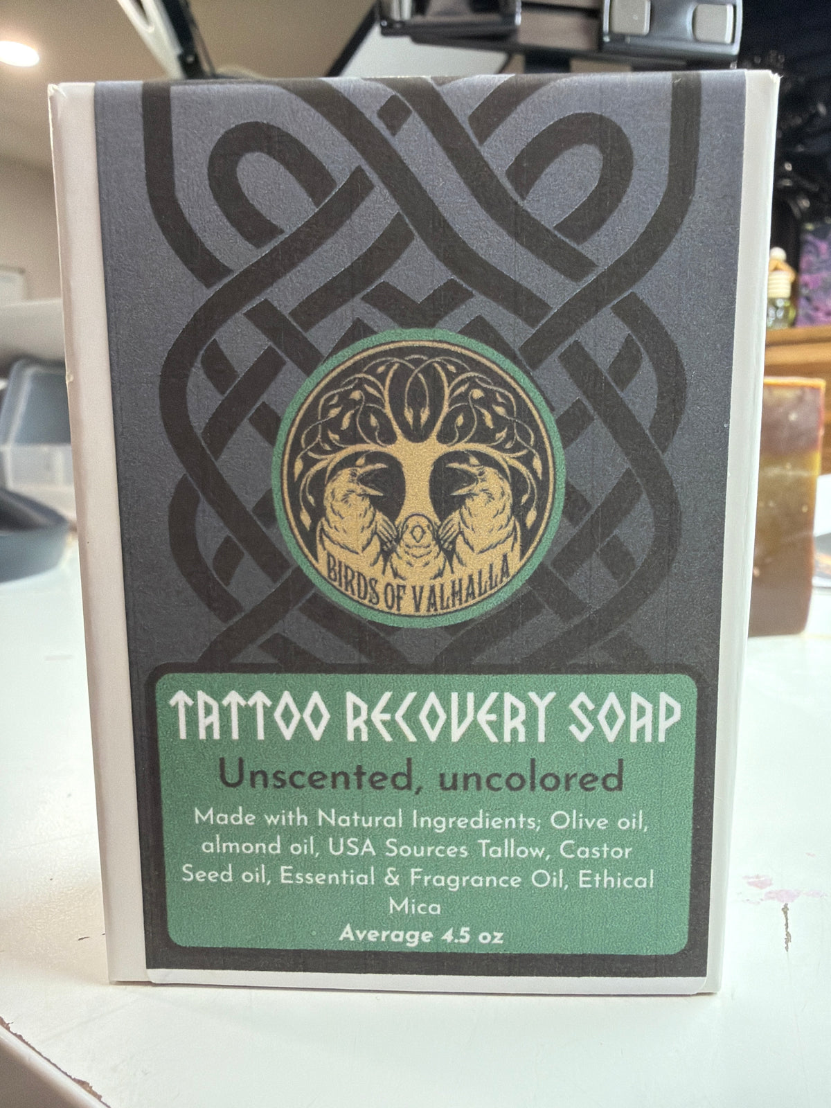 Tattoo Recovery Soap Unscented Uncolored Natural Soap