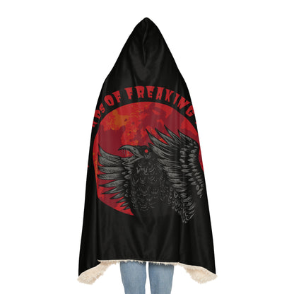 Birds of Freaking Valhalla Snuggle Blanket, Snuggie, Hoodie, Birds of Valhalla, All Over Prints, Printify