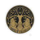 Kiss-Cut Stickers, Birds of Valhalla, Paper products, Printify