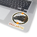 Dracarith Sheepstealer the Dragon Kiss-Cut Stickers, Birds of Valhalla, Paper products, Printify