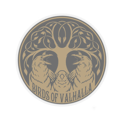 Kiss-Cut Stickers, Birds of Valhalla, Paper products, Printify
