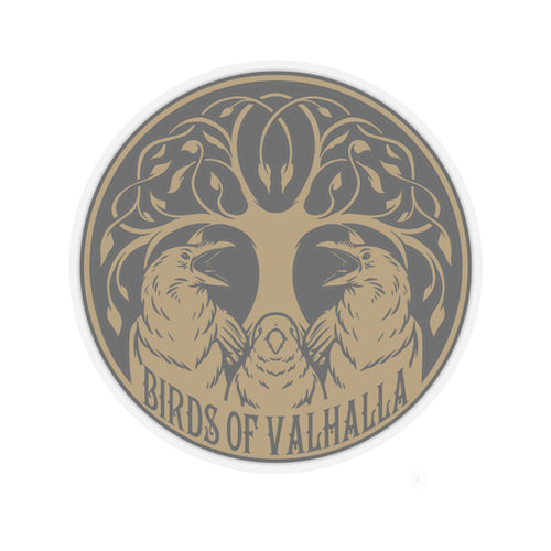 Kiss-Cut Stickers, Birds of Valhalla, Paper products, Printify