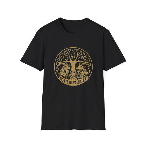Goats of Valhalla Unisex Softstyle T-Shirt, Birds of Valhalla, T-Shirt, Printify