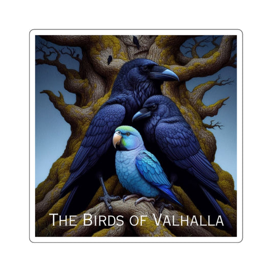 The Birds of Valhalla Square Stickers