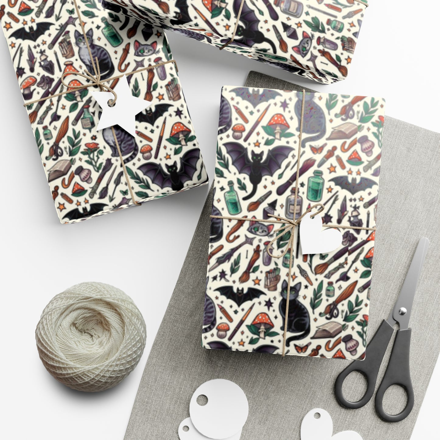 Ari's Witchy Muse Gift Wrap Papers, Birds of Valhalla, Home Decor, Printify