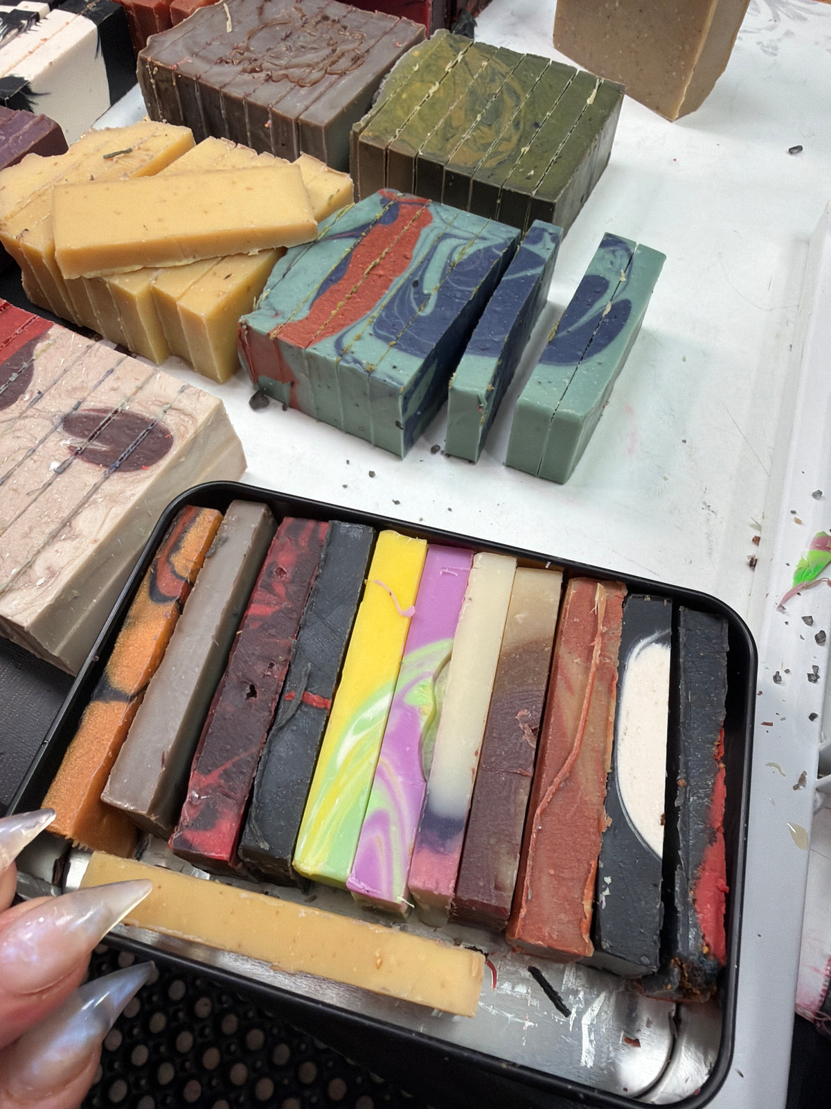 LIVE RARE Custom Variety Soaps- 12 Pieces PLUS 1 Solid Scent Cologne
