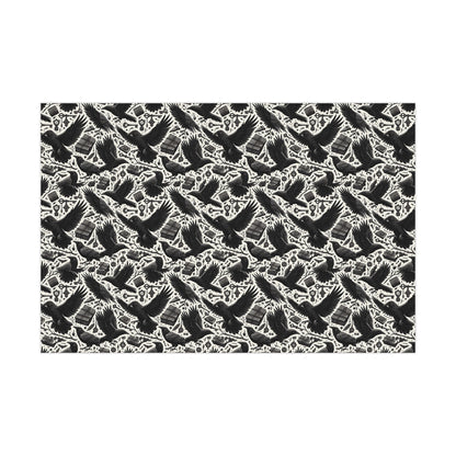 Raven Gift Wrap Papers, Birds of Valhalla, Home Decor, Printify