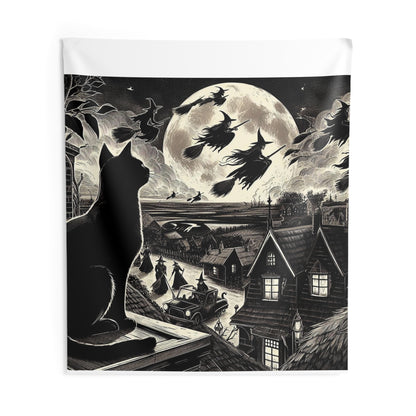 Witching Hour Indoor Wall Tapestries, Birds of Valhalla, Home Decor, Printify
