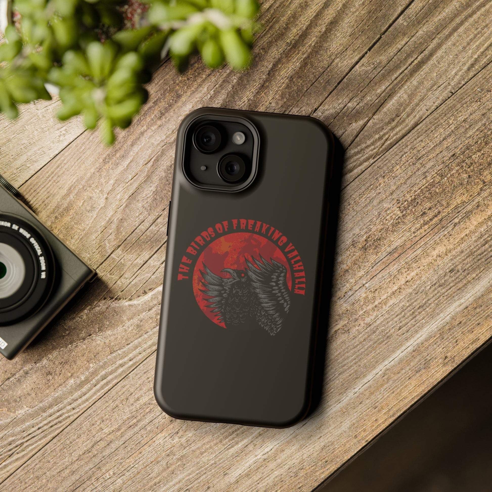 The Birds of Freaking Valhalla MagSafe Tough Cases Iphone 15, Birds of Valhalla, Phone Case, Printify