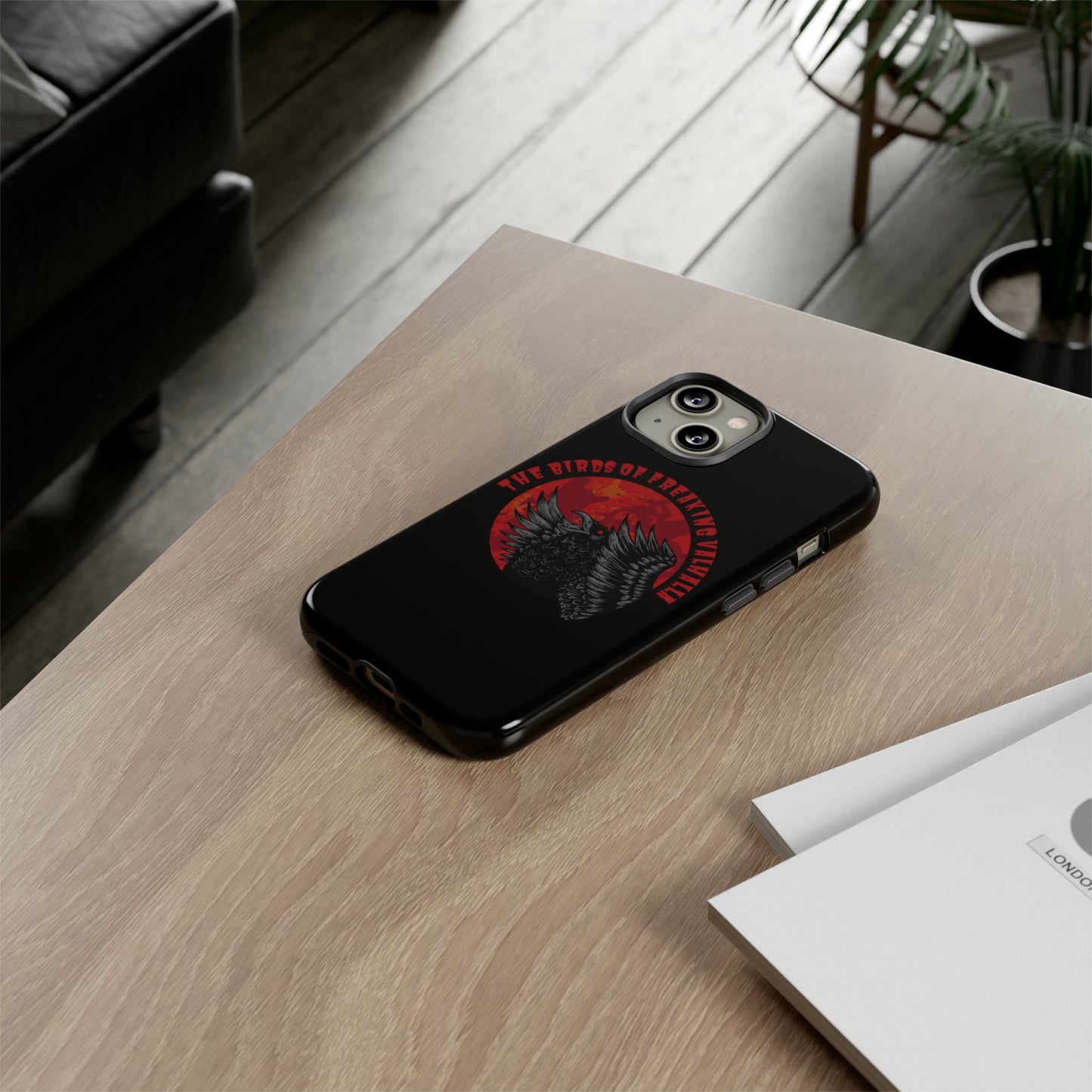 Iphone Birds of Freaking Valhalla Tough Cases, Birds of Valhalla, Phone Case, Printify