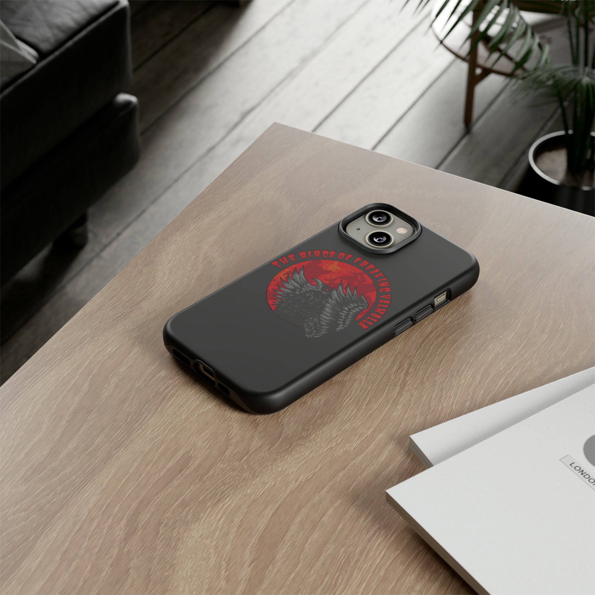 Iphone Birds of Freaking Valhalla Tough Cases, Birds of Valhalla, Phone Case, Printify