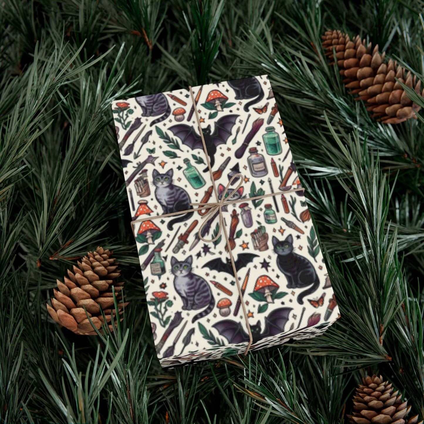 Ari's Witchy Muse Gift Wrap Papers, Birds of Valhalla, Home Decor, Printify