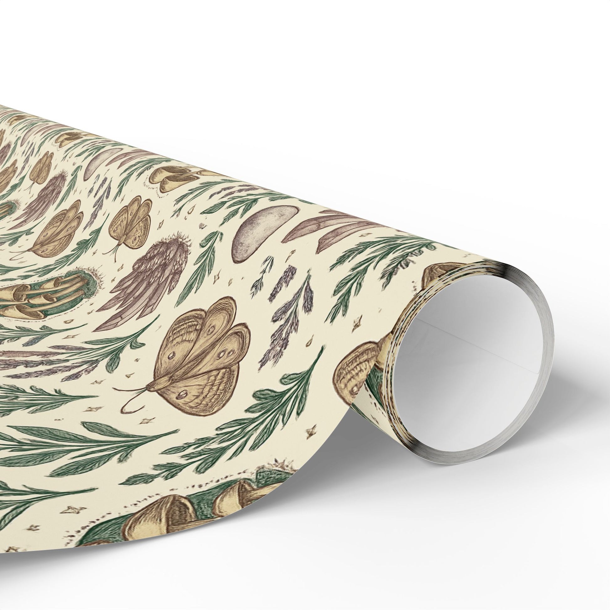 Wrapping Papers - Magical Forest Alternative Wrapping Paper, Birds of Valhalla, Home Decor, Printify