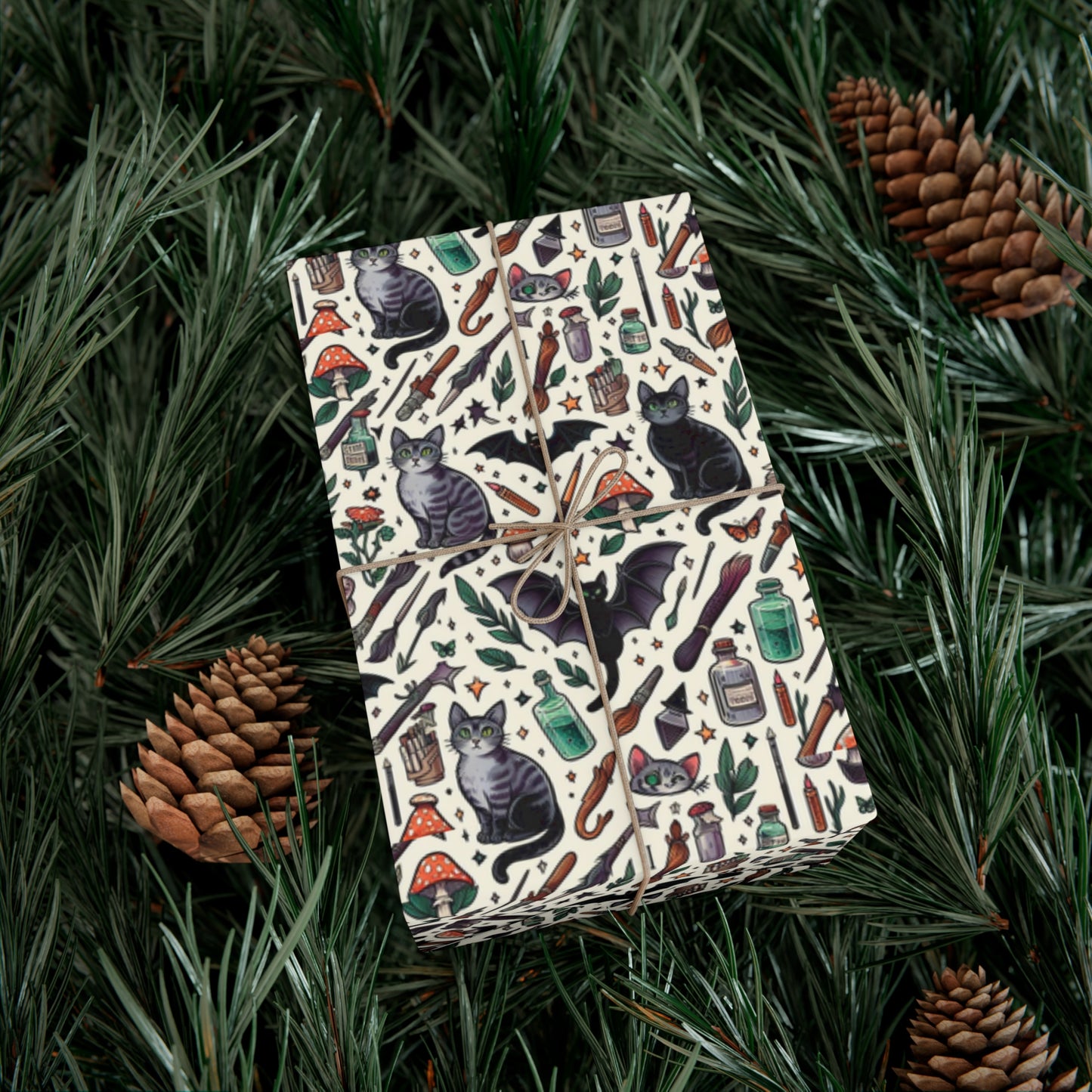 Ari's Witchy Muse Gift Wrap Papers, Birds of Valhalla, Home Decor, Printify