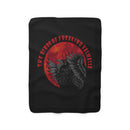 Birds of Freaking Valhalla Sherpa Fleece Blanket, Birds of Valhalla, Home Decor, Printify