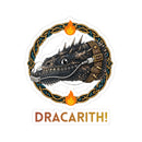 Dracarith Sheepstealer the Dragon Kiss-Cut Stickers, Birds of Valhalla, Paper products, Printify
