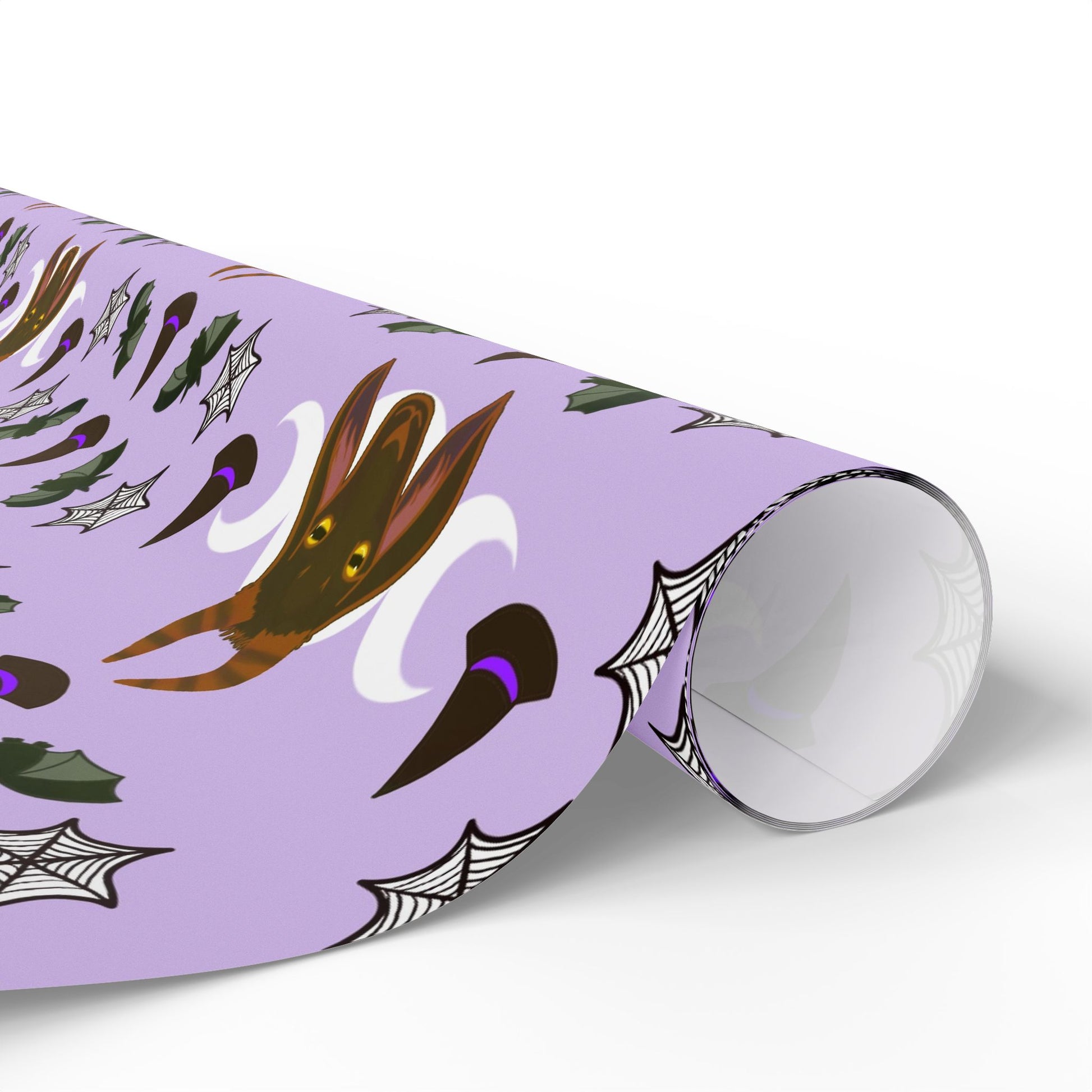 Yule Goat Witchy Alternative Wrapping Paper, Birds of Valhalla, Home Decor, Printify