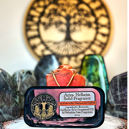 Aries - Helheim Astrology Soap + Solid Cologne Combo Set!, Birds of Valhalla, Astrology Soap, Birds of Valhalla
