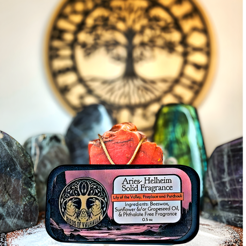 Aries - Helheim Astrology Soap + Solid Cologne Combo Set!, Birds of Valhalla, Astrology Soap, Birds of Valhalla