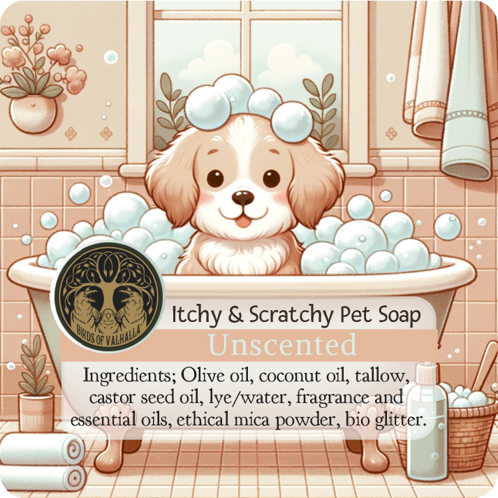 Itchy Scratchy Soap for Dogs and Cats