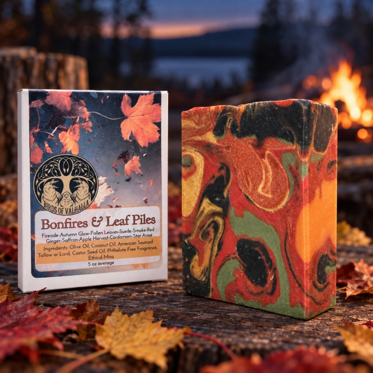 Pre-Order: Bonfires and Leaf Piles Fall Soap