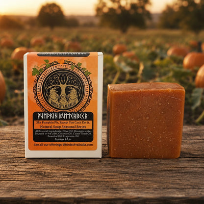 Pumpkin Butterbeer Natural Soap, Birds of Valhalla, , Birds of Valhalla
