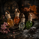 Seasonal Glass Skull Car Air Freshener Diffusers, Birds of Valhalla, , Birds of Valhalla