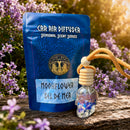 Seasonal Glass Skull Car Air Freshener Diffusers, Birds of Valhalla, , Birds of Valhalla