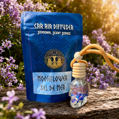 Seasonal Glass Skull Car Air Freshener Diffusers, Birds of Valhalla, , Birds of Valhalla