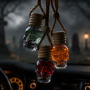 Glass Skull Car Air Freshener Diffusers, Birds of Valhalla, Vehicle Air Fresheners, Birds of Valhalla