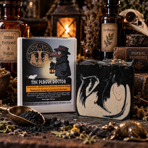The Plague Doctor Soap | Activated Charcoal Apothecary Soap | Limited Edition