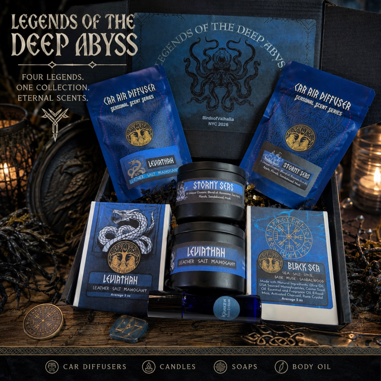 The Legends of the Deep Abyss- Limited Oceanic Collection, Birds of Valhalla, , Birds of Valhalla
