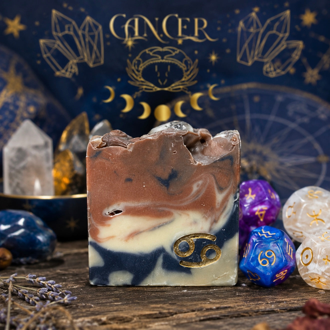 Cancer Soap + Solid Cologne Combo Set