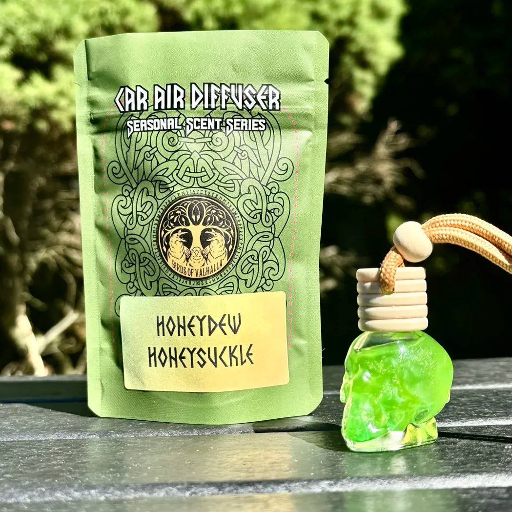 Seasonal Glass Skull Car Air Freshener Diffusers