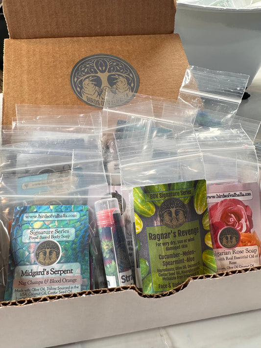 Soap Sample Live Box Randomly Selected, Birds of Valhalla, LIVE, Birds of Valhalla