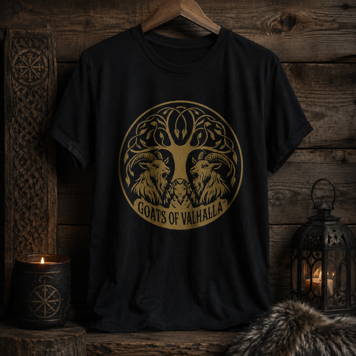 Goats of Valhalla Unisex Softstyle T-Shirt, Birds of Valhalla, T-Shirt, Printify