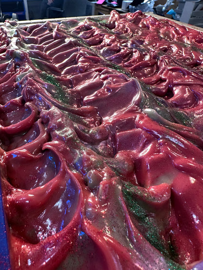 Santa's Sack Soap- Cranberry Apple Marmalade with a Touch of Pine, Birds of Valhalla, Bar Soap, Birds of Valhalla