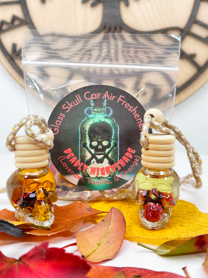 Viral Glass Skull Car Air Freshener Diffuser