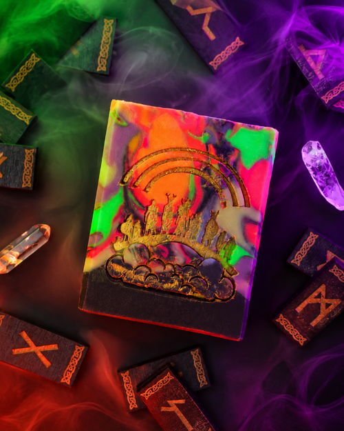 The Bifrost - Vanilla, Patchouli, and Black Pepper Soap, Birds of Valhalla, Bar Soap, Birds of Valhalla