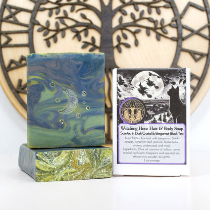 Witching Hour Solid Hair and Body Bars, Birds of Valhalla, Shampoo Bar, Birds of Valhalla
