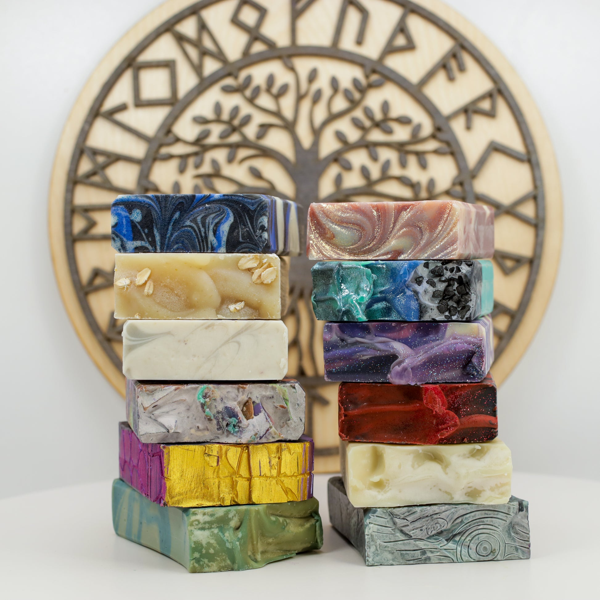 Soap For A Year - 8 or 12 Pack Full Bar Box, Birds of Valhalla, Variety Pack, Birds of Valhalla