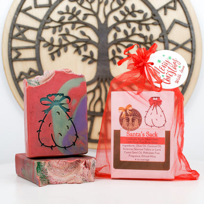 Santa's Sack- Cranberry Apple Marmalade and Pine Holiday Soap