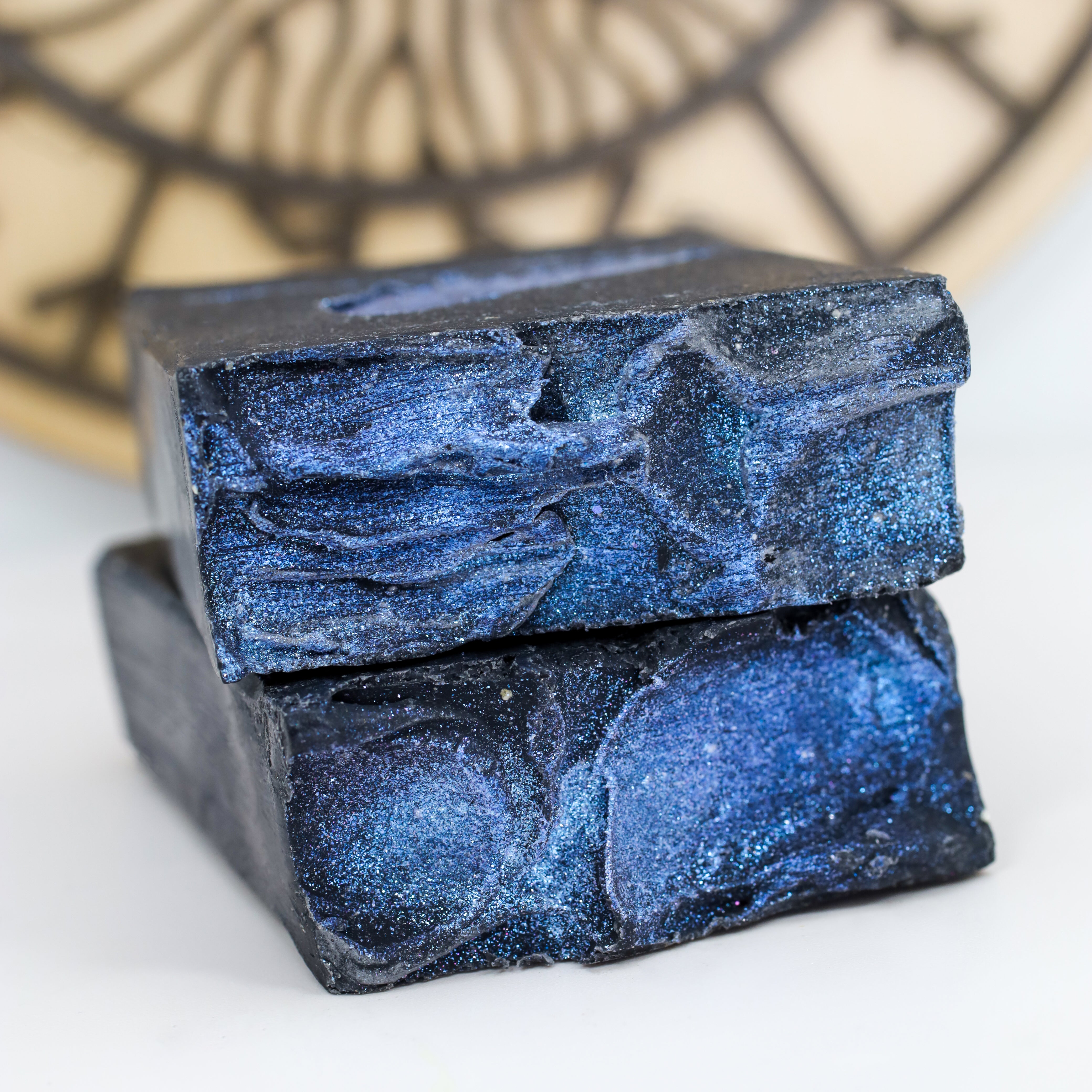 The Raven - Tea Tree, Citron, Mandarin, Activated Charcoal, & Oats Signature Soap, Birds of Valhalla, Signature Soap, Birds of Valhalla