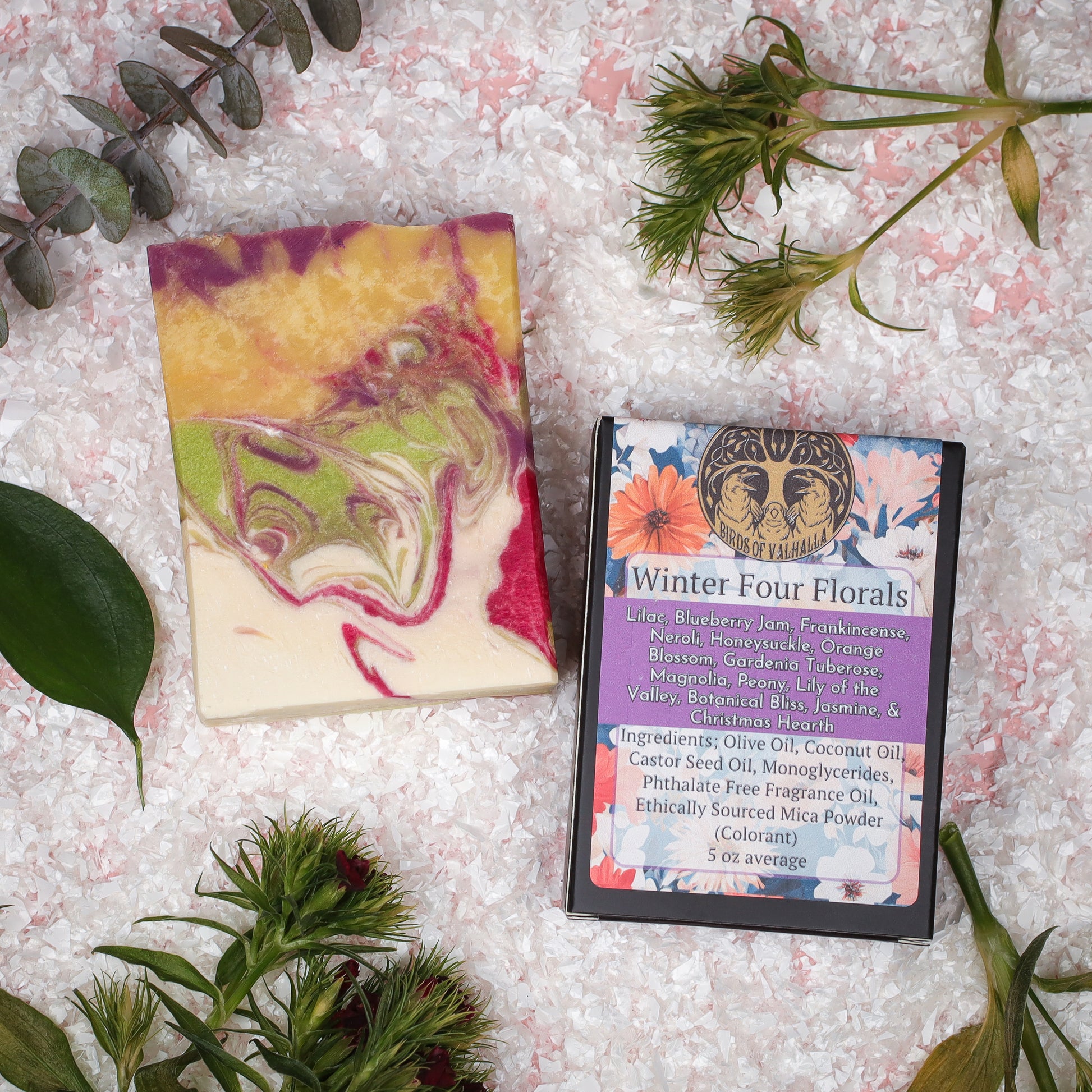 Multi-Florals Soap 2025!, Birds of Valhalla, Limited, Birds of Valhalla