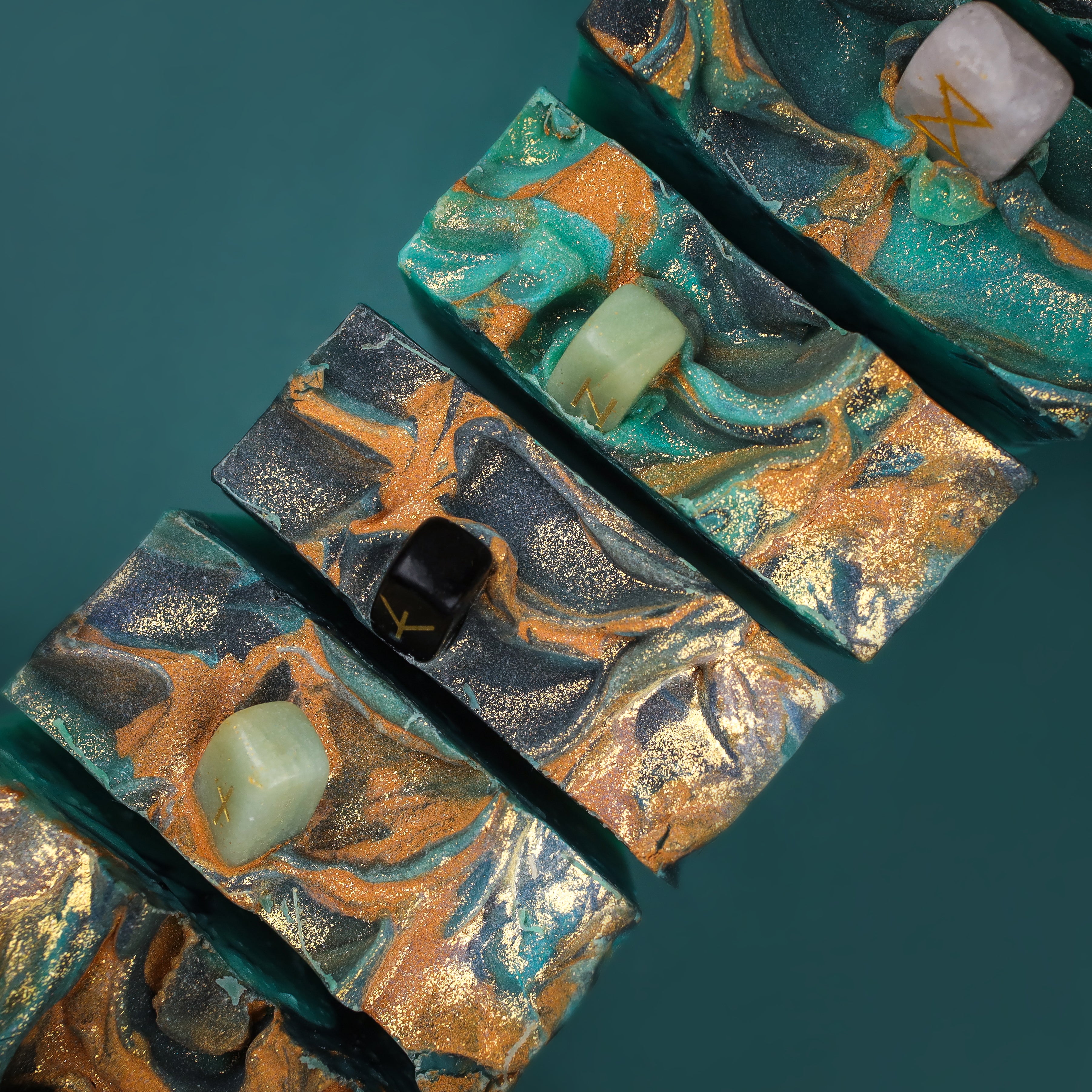 Black Sea Runestone Soap, Birds of Valhalla, Runestone Soap, Birds of Valhalla