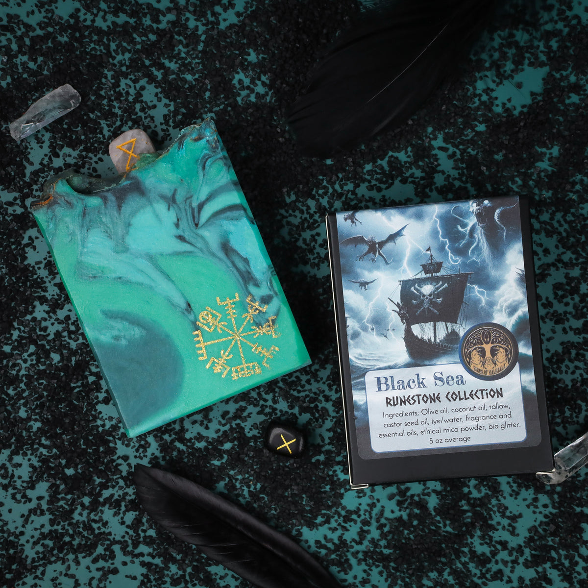 Black Sea Runestone Soap
